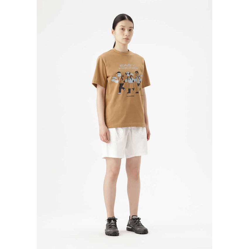 AND WANDER EASY HIKING dry T by JUN OSON beige