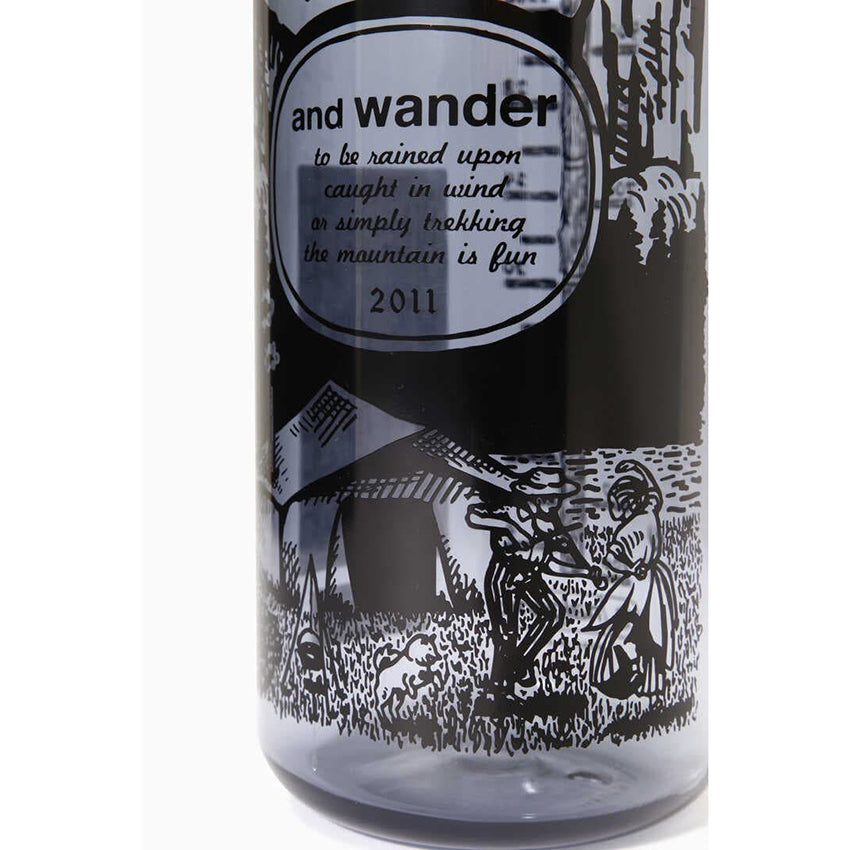 and wander 1L Nalgene Bottle - Black
