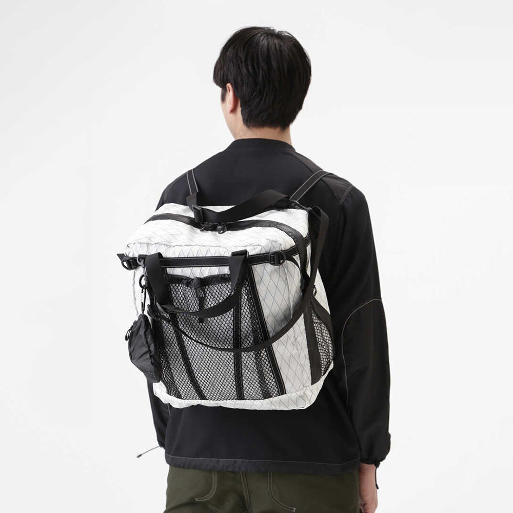 AND WANDER X-Pac 25L 3way tote bag-Offwhite