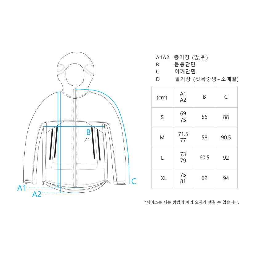 CAYL 2.5L Double Zip Jacket / Grey