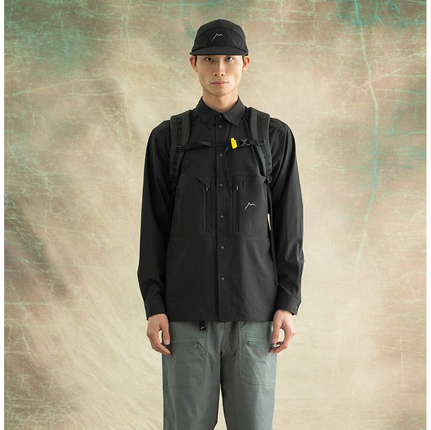 CAYL Flow 5 Panel Cap / Black