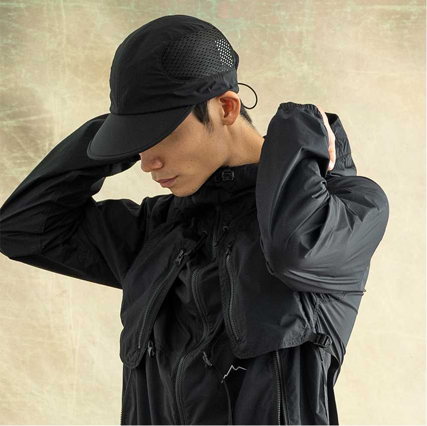 CAYL Fluid Mesh Cap / Black