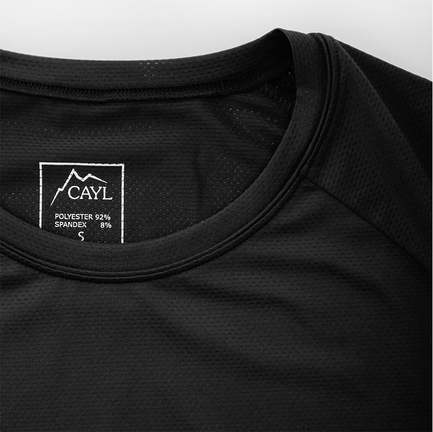 CAYL Logo Mesh Short Sleeve / Black