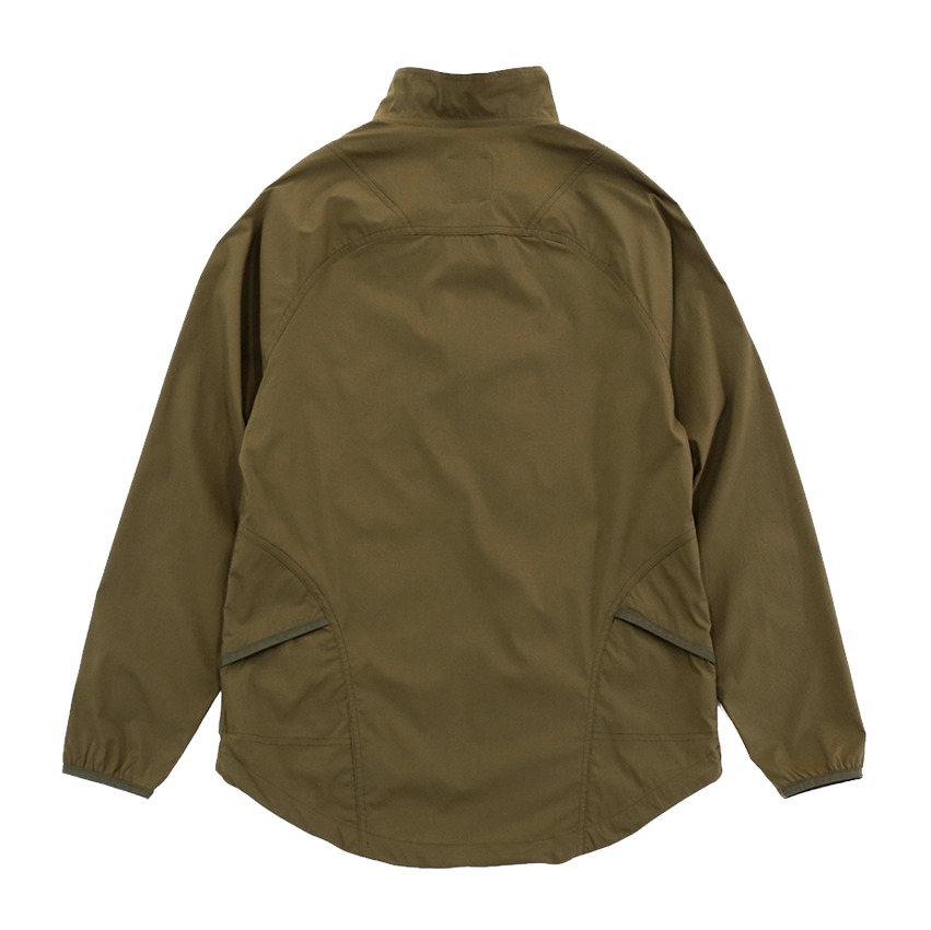 CAYL Stretch Nylon Half Zip Jacket / Brown Khaki