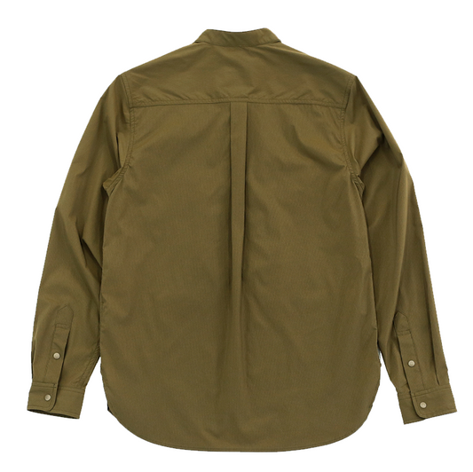 CAYL Stretch Nylon Pullover Shirts / Brown Khaki