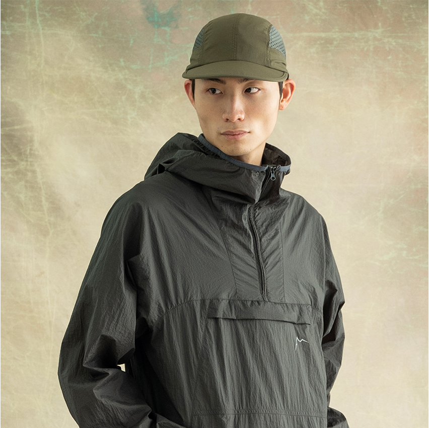 CAYL Supplex Mesh Cap Khaki WANDERS