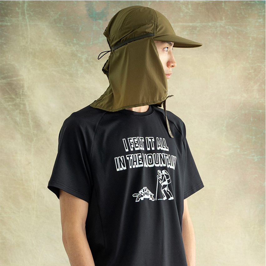CAYL Stretch Nylon Sunvisor Cap (Solid) / Brown Khaki