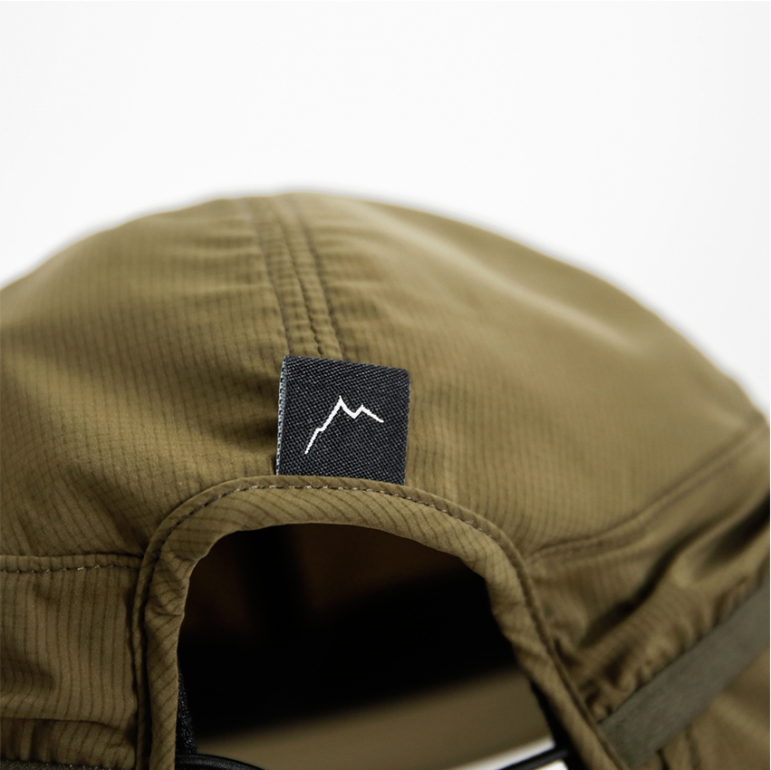 CAYL Stretch Nylon Sunvisor Cap (Solid) / Brown Khaki