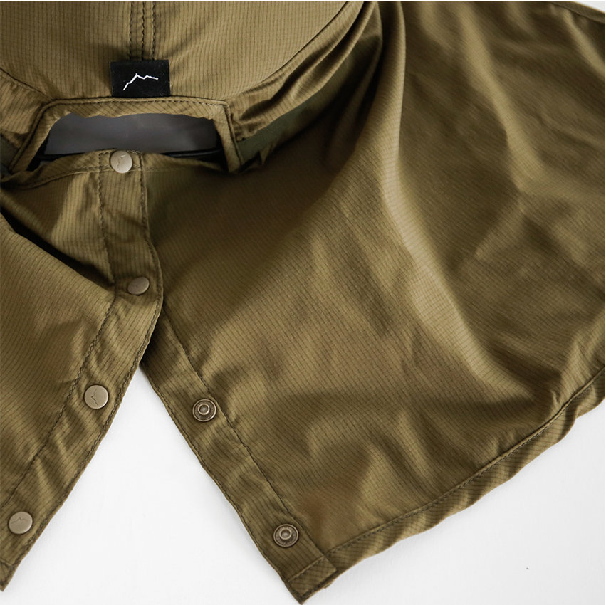 CAYL Stretch Nylon Sunvisor Cap (Solid) / Brown Khaki